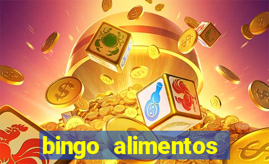 bingo alimentos para imprimir